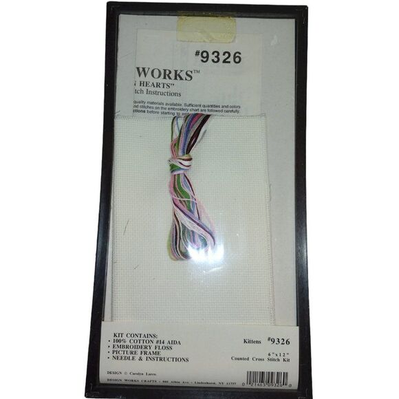 Counted Cross Stitch Kit #9326 Kittens Cats by‎ Design Works Crafts Grannycore - Picture 2 of 7